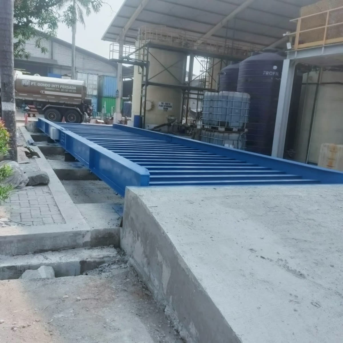 Struktur deck jembatan timbang
